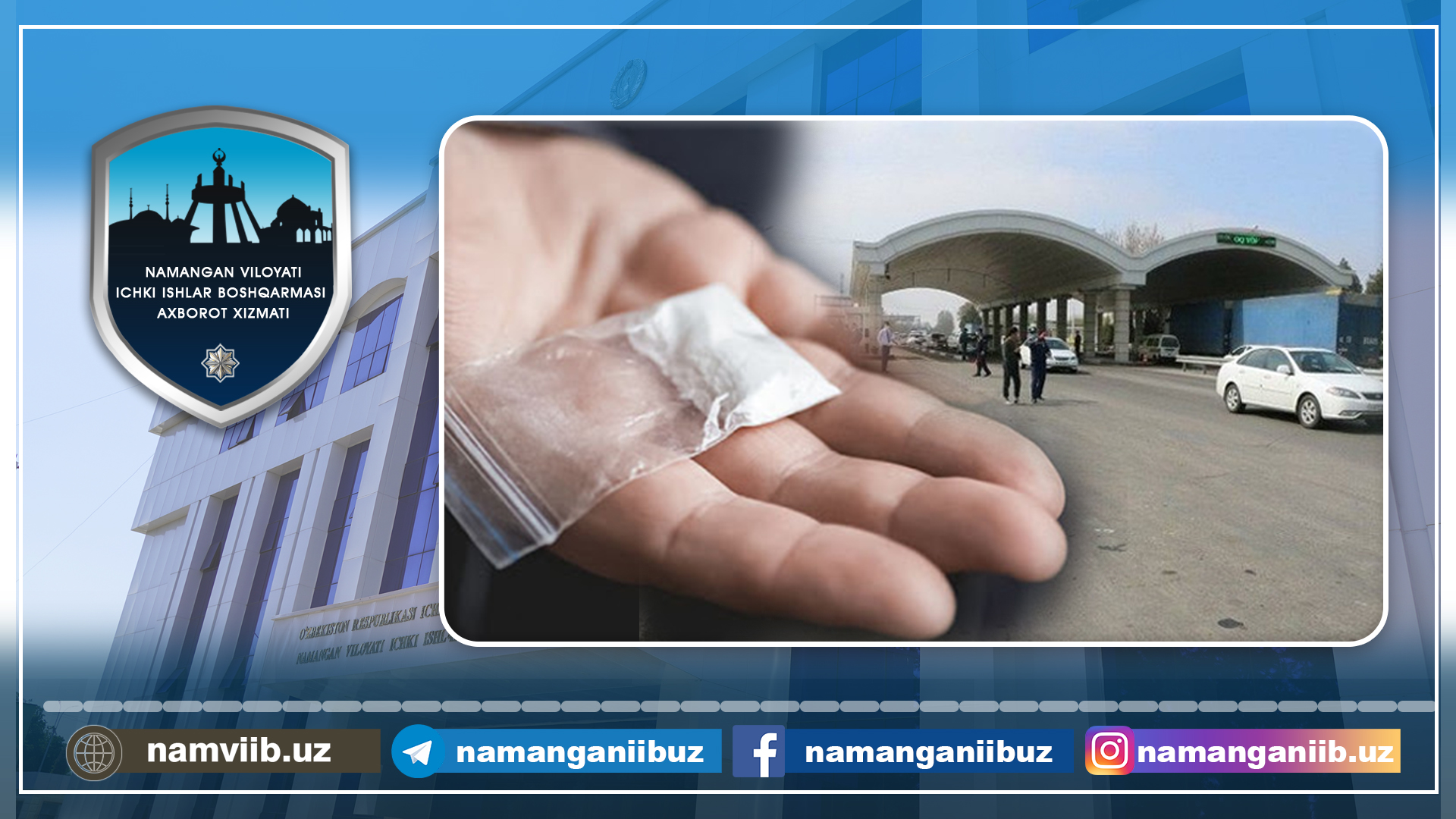 “Namangan” YPX maskanida giyohvand modda to‘xtatib qolindi