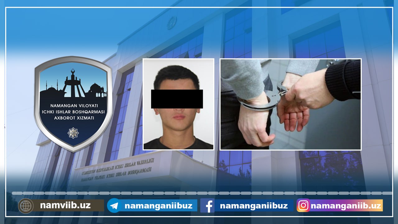 Qidiruvdagi shaxs Namangan tumani hududida ushlandi