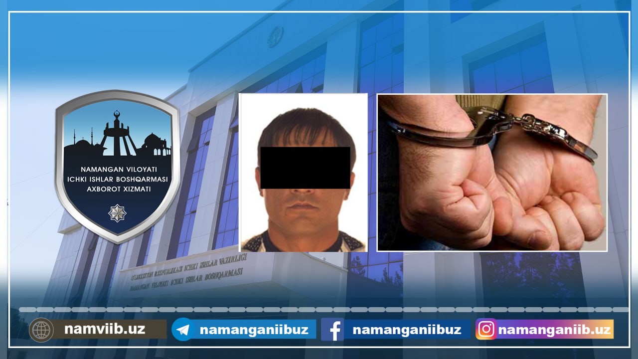 Qidiruvdagi jinoyatchi qo'lga olindi