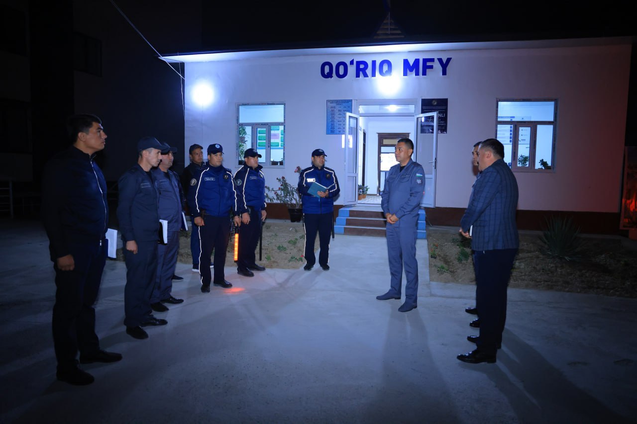 Namangan viloyati IIB rahbariyati Yangiqo‘rg‘on tumani IIB xodimlarining aholi osoyishtali…