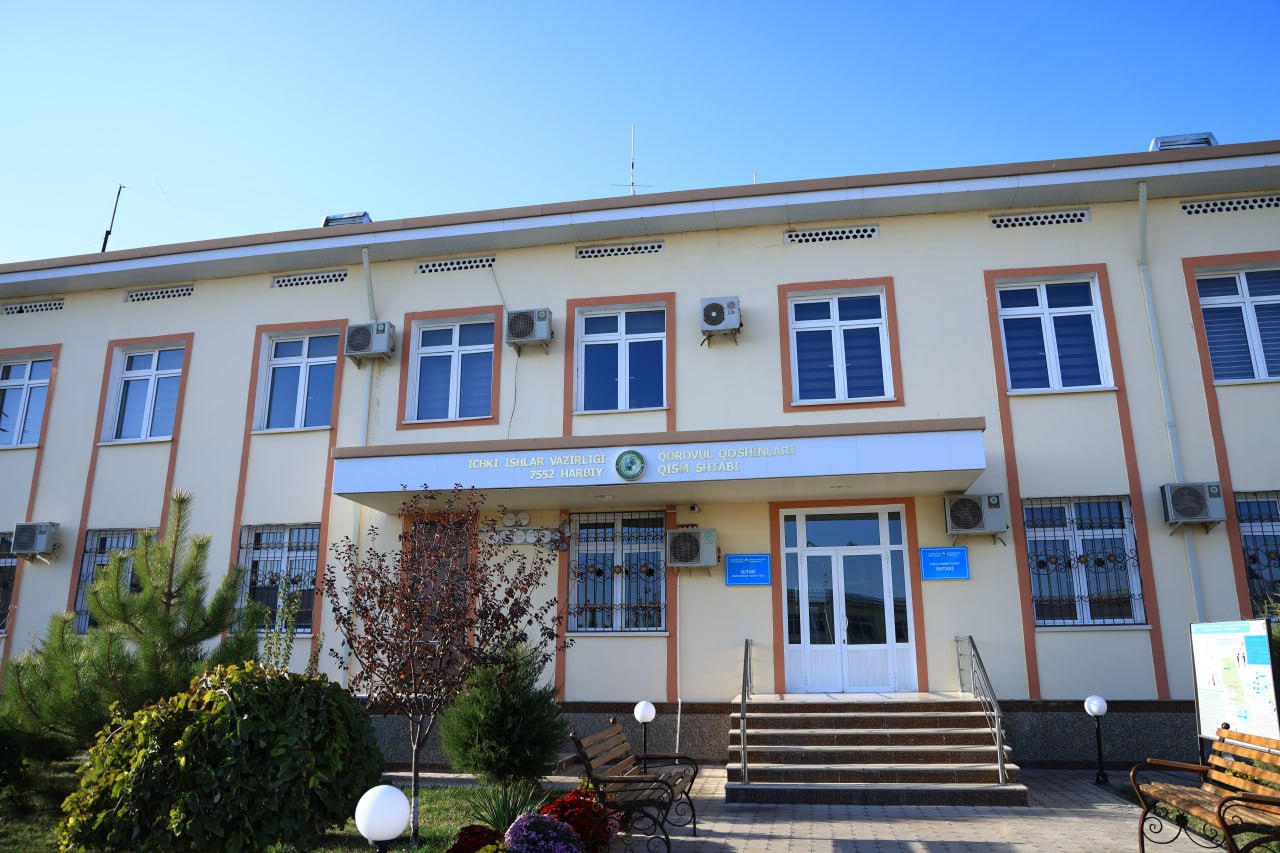 Наманган вилояти ИИБ бошлиғи Поп туманидаги 7552-сонли ҳарбий қисм фаолиятини ўрганди